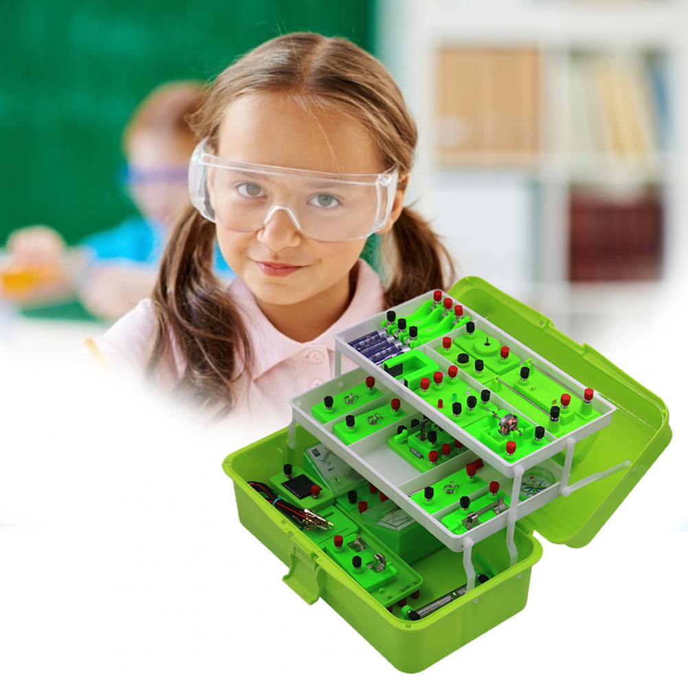 Circuit Experiment Kit Exploratory Connect Wires ABS Physics Electricity Learning Tool for Science