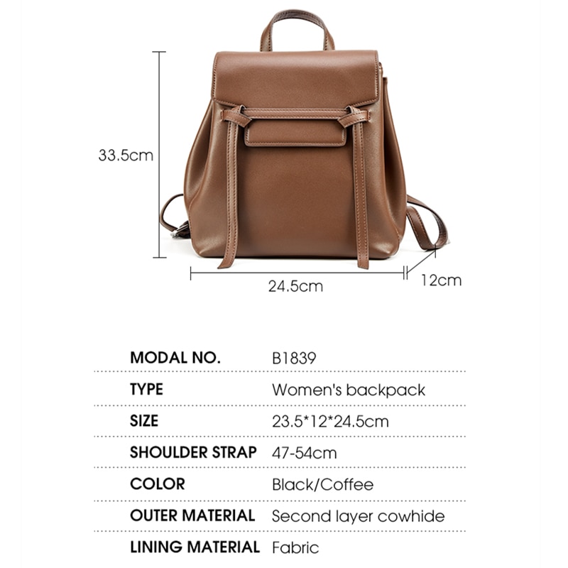 Bisonjs leren damesrugzakken schoudertas reistas dames mochila ipad schooltassen voor meisjes  b1839