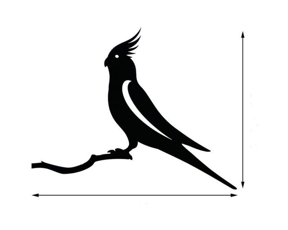 Oiseau sur pied en fer forgé, modèle réaliste d&#39;oiseau en métal, décoration artistique de jardin, décor de paysage: C