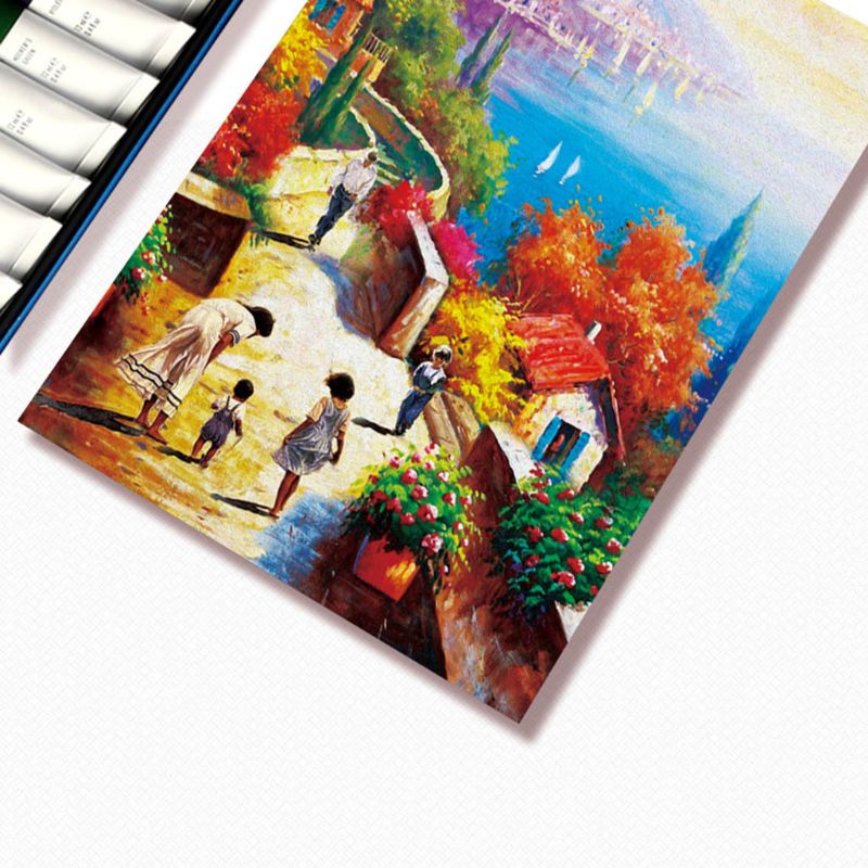 24 Kleuren Professionele Olieverf Verf Tekening Pigment 12Ml Buizen Set Kunstenaar Art Supplies