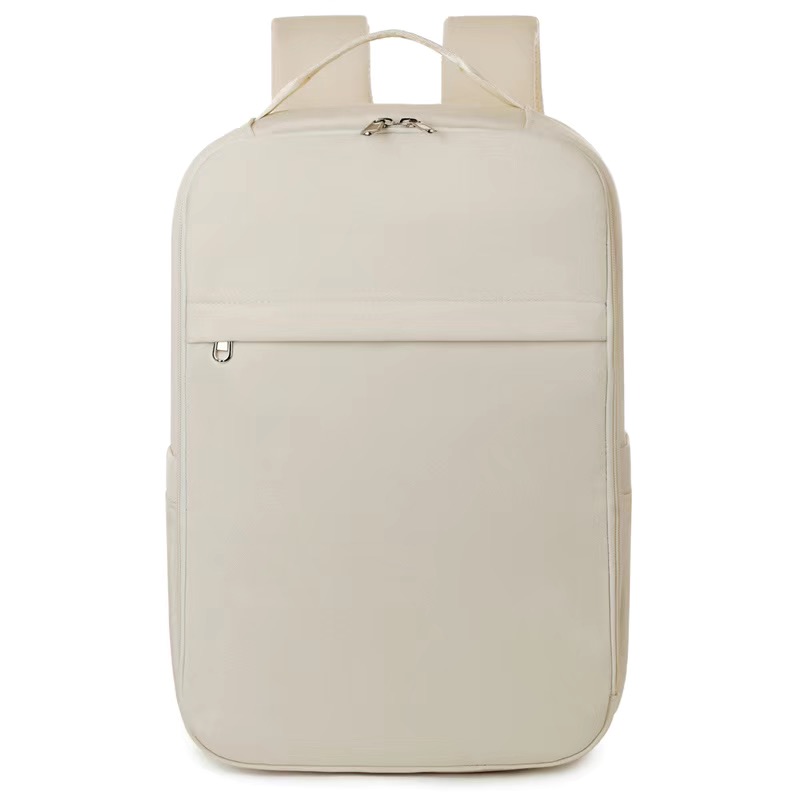 Aviation backpack men's and women's laptop backpack backpack travel business luggage bag short distance large capacity college: WHITE