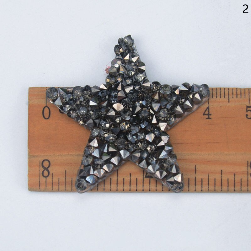 thumbnail image 2 of Jojofuny 2pcs Eye Shaped Rhinestone Iron-on Patches With 2 of 13