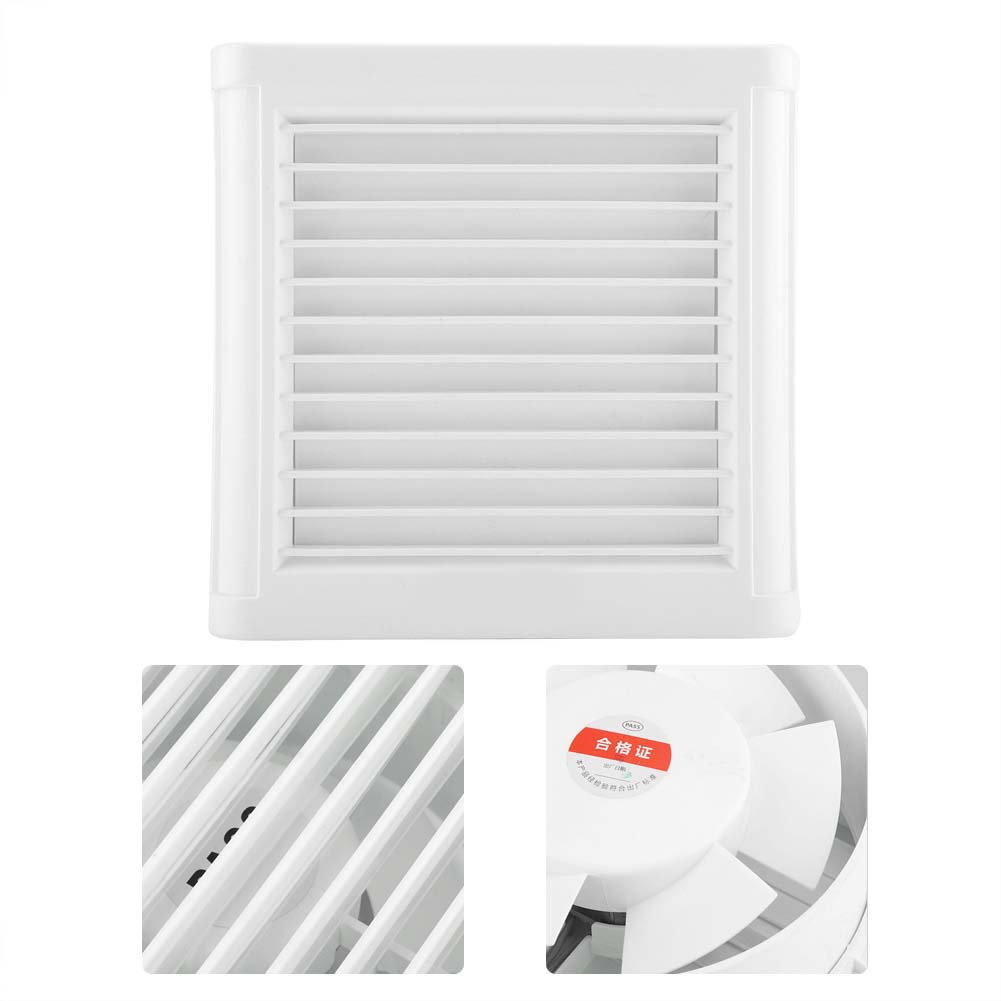 Extractor de aire de bajo ruido de 15 W, extractor de pared de 15 W, alta eficiencia y bajo ruido, ideal para baño, cocina, garaje