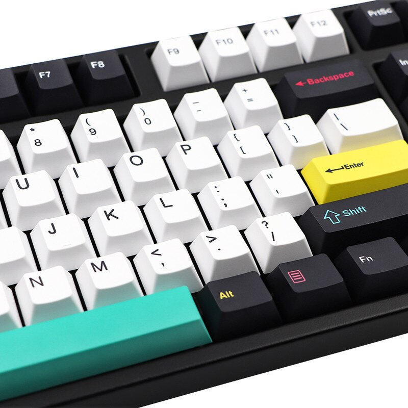 GMK Future Funk Keycaps Dye Subbed Cherry Profile US/Korean/Japanese 1.75U 2U Shift For GK61 64 84 87 98 104 MX Switches Keycap