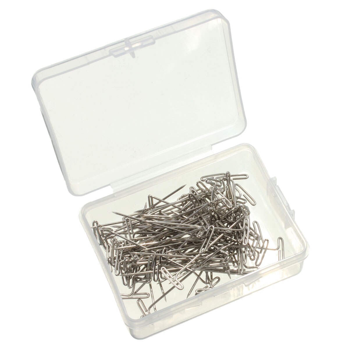 50Pcs/Pack Metal 38mm Long T Pins For Modelling Macrame Wigs Sewing Craft Jewelry Display Silver DIY Apparel Sewing & Fabric