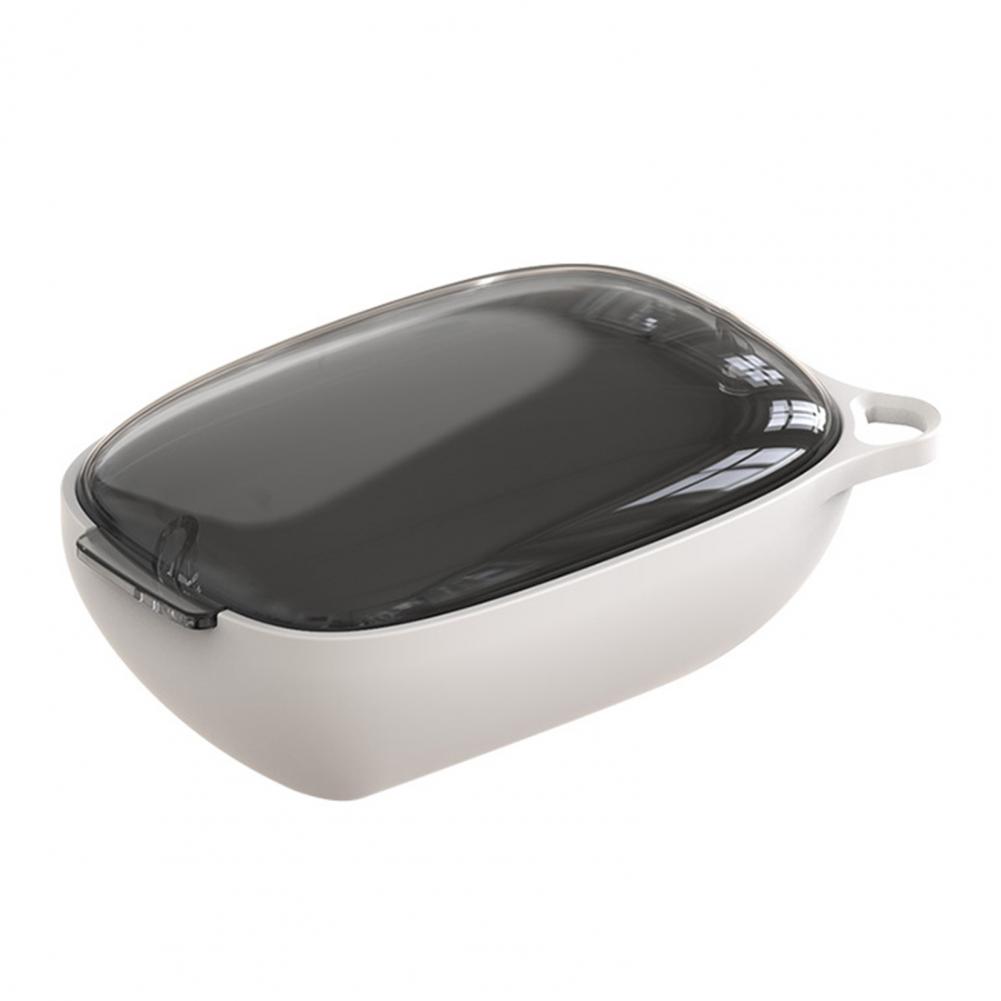 Quick Peeling Vegetable Peeler Plastic Vegetable Chopper Labor-saving Vegetables Grater Slicer with Storage Holder Kitchen Tools: White