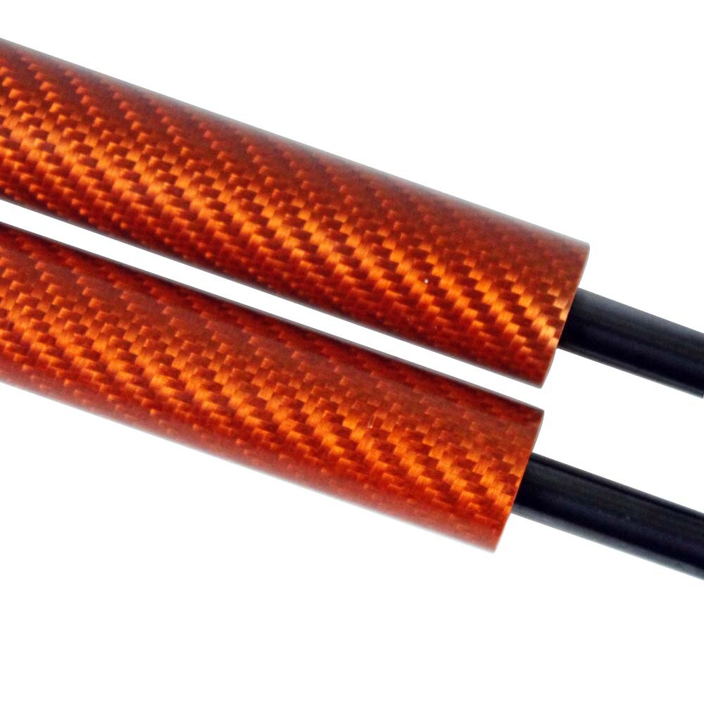 Liftstøtter gasfjedre støddæmper bagklap bagklap bagklap til lancia delta iii  (844)  hatchback  /08 - 644 mm: Orange kulfiber