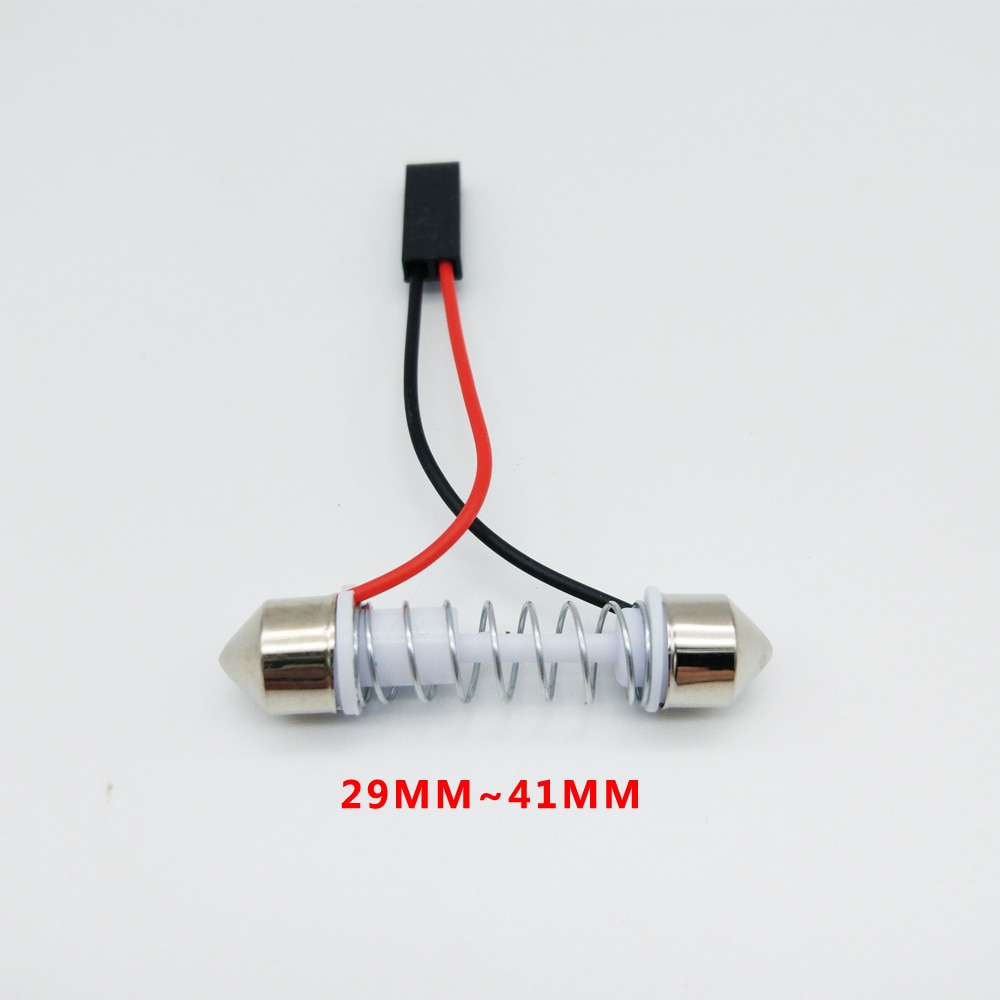 50 PCSs/Lot Festoen socket Adapter 29mm-41mm Connector Voor Auto Voertuig LED Panel Lampen Dome lichten Festoen Adapter