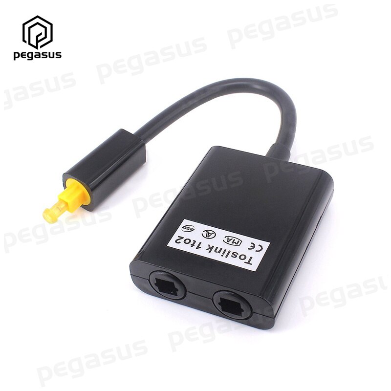0.2 Meter Toslink Digitale Optische Audio-Fiber Kabel 2 In 1 Out Splitter Adapter