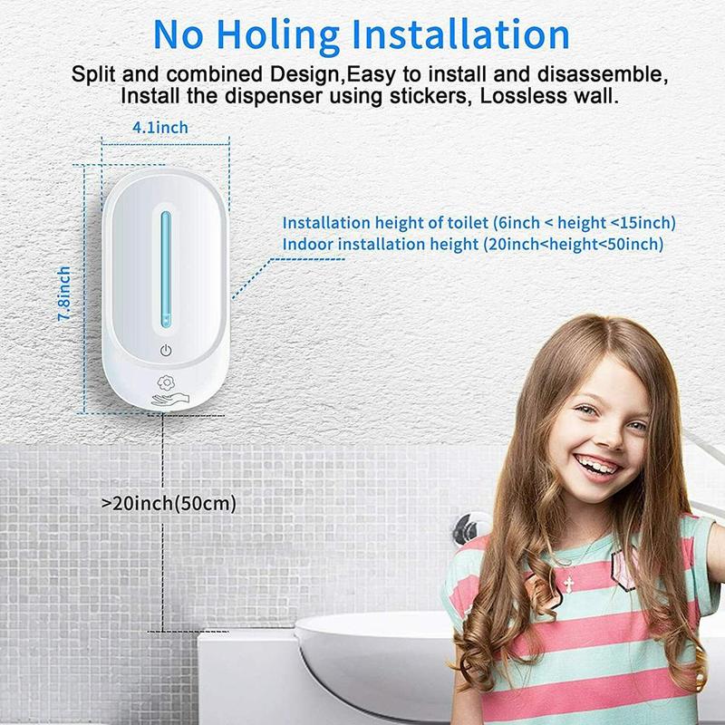 Smart Non-Contact Automatic Hand Sanitizer Dispenser Soap Dispenser Wall-Mounted Tool Dispenser For 350ml Clean Soap Gel/Li S5P2