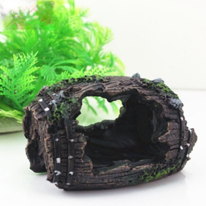 Aquarium Accessories Fish Tank Decorative Landscaping Resin Crafts Antique Wine Barrel Fish and Shrimp Shelter Breeding Nest