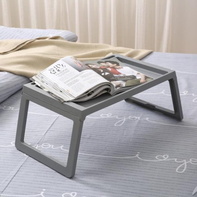 Dormitory Folding Computer Table Plastic Portable Writing Table Student Dormitory Laptop Table Bed