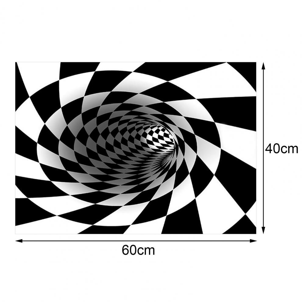 3D Clown Trap Visual Carpet Sewer Manhole Cover Horror Rug Home Carpet Living Room Bedroom Floor Mat Halloween Decoration