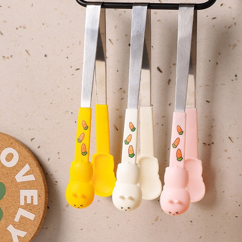 cartone animato pinza casa cucina cibo clip alto temperatura resistente silicone 집게 zucchero pinza per torta dolce frutta pince a sucre
