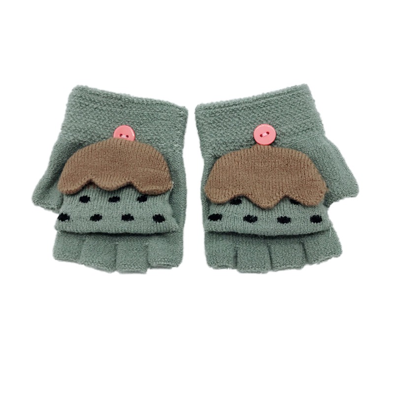 Children Mitten Gloves 6M~3T Baby Boys Girls Umbrella Print Gloves Kids Winter Gloves Warm Mittens With Cover
