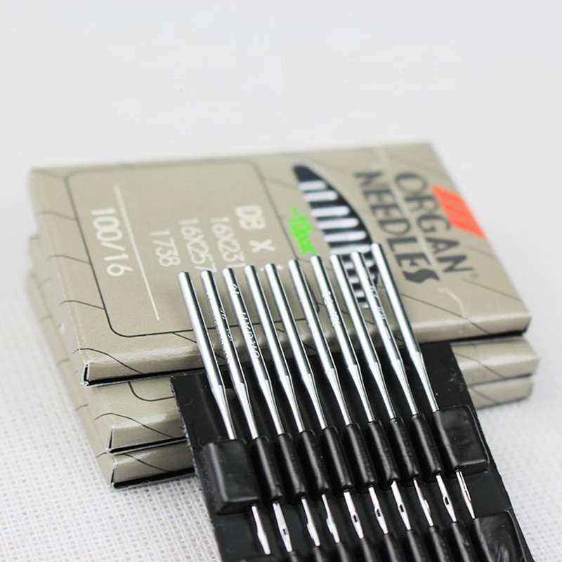 10pcs/lot ORGAN NEEDLES DBX1 DCX1 DPX5 UYX128GAS For Industrial Lockstitch Sewing Machine Singer JUKI brother
