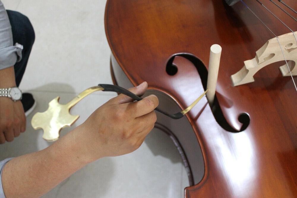 Upright double bass Tool Sound Post S setter W/ Rubber Grip protector Luthier