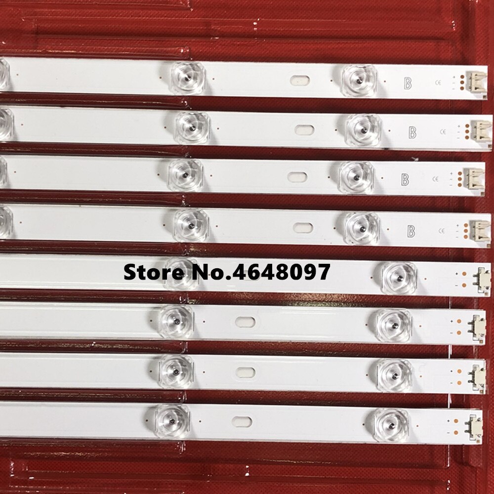 LED de tira para LG 47 "TV innotek DRT 3,0 47" 47LB6300 47GB6500 47LB652V 47lb650v LC470DUH 47LB5610 47LB565V 1SET = 8 Uds