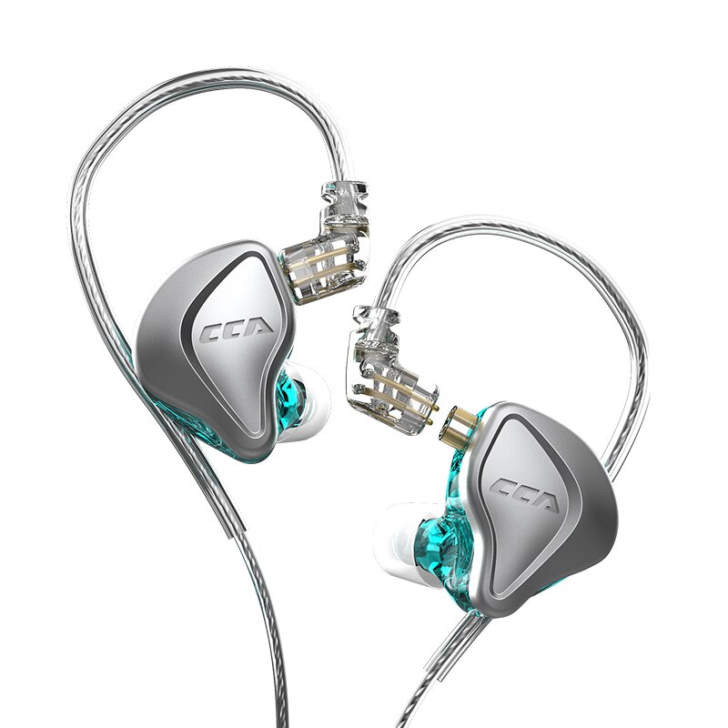 Cca nra 1 elektrostatische treibereinheiten +1 drei magnetische dynamische einheiten in-ear-kopfhörer hybrid-kabel-headset abnehmbares kabel forc 12 c10