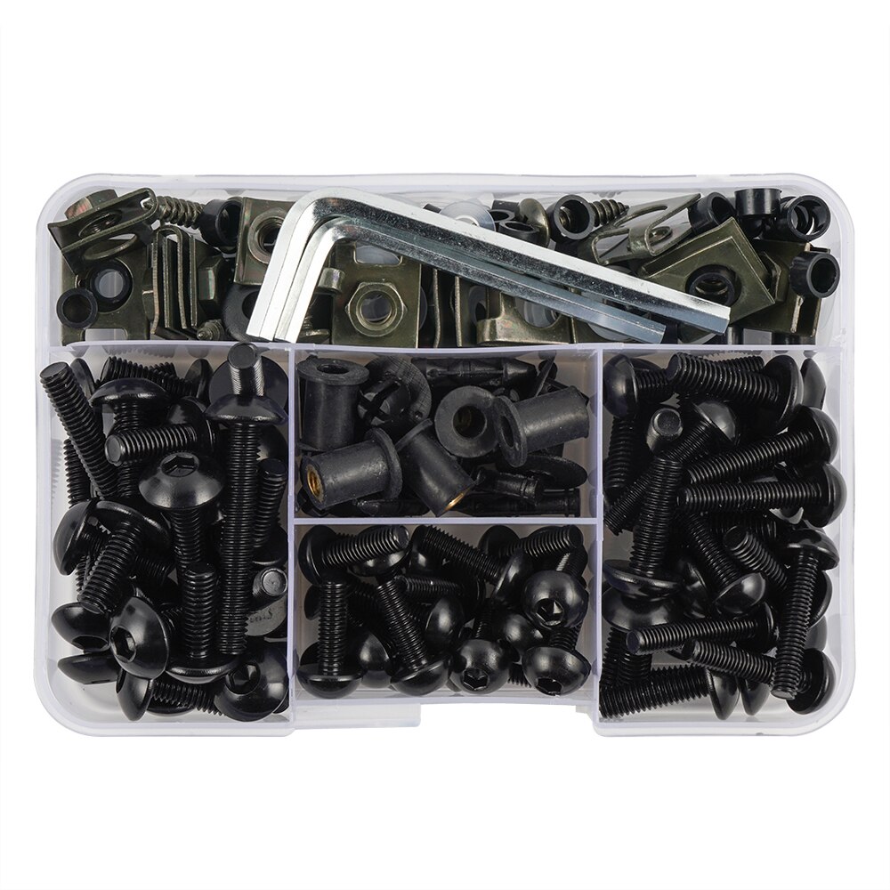 Parafusos de carenagem completa m5 m6, parafuso para suzuki sv650 sv1000 v-strom 650 1000 baneditor 400 600 gsf400 gsf1200 gs500