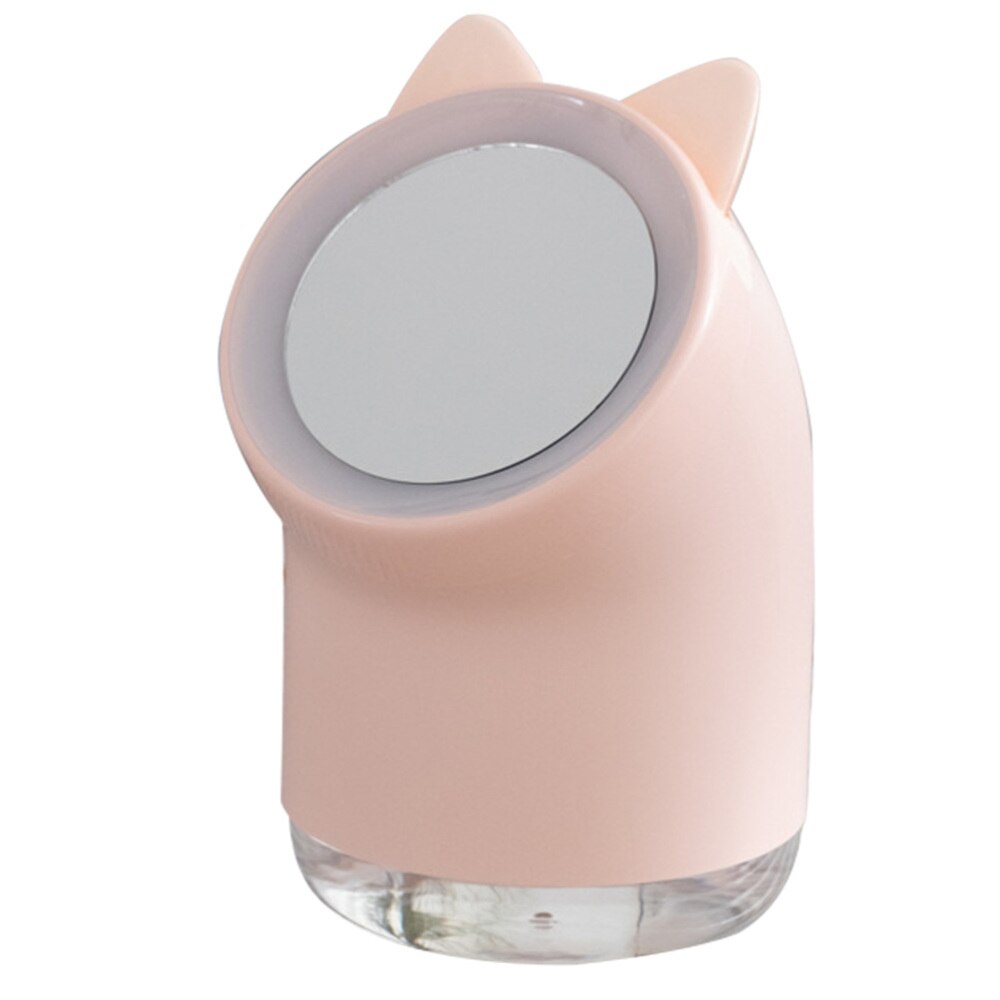 1 Set of Makeup Mirror Girl Makeup Mirror Multifunctional Mirror Makeup Supply LED Mirror for Bedroom Home: Pink