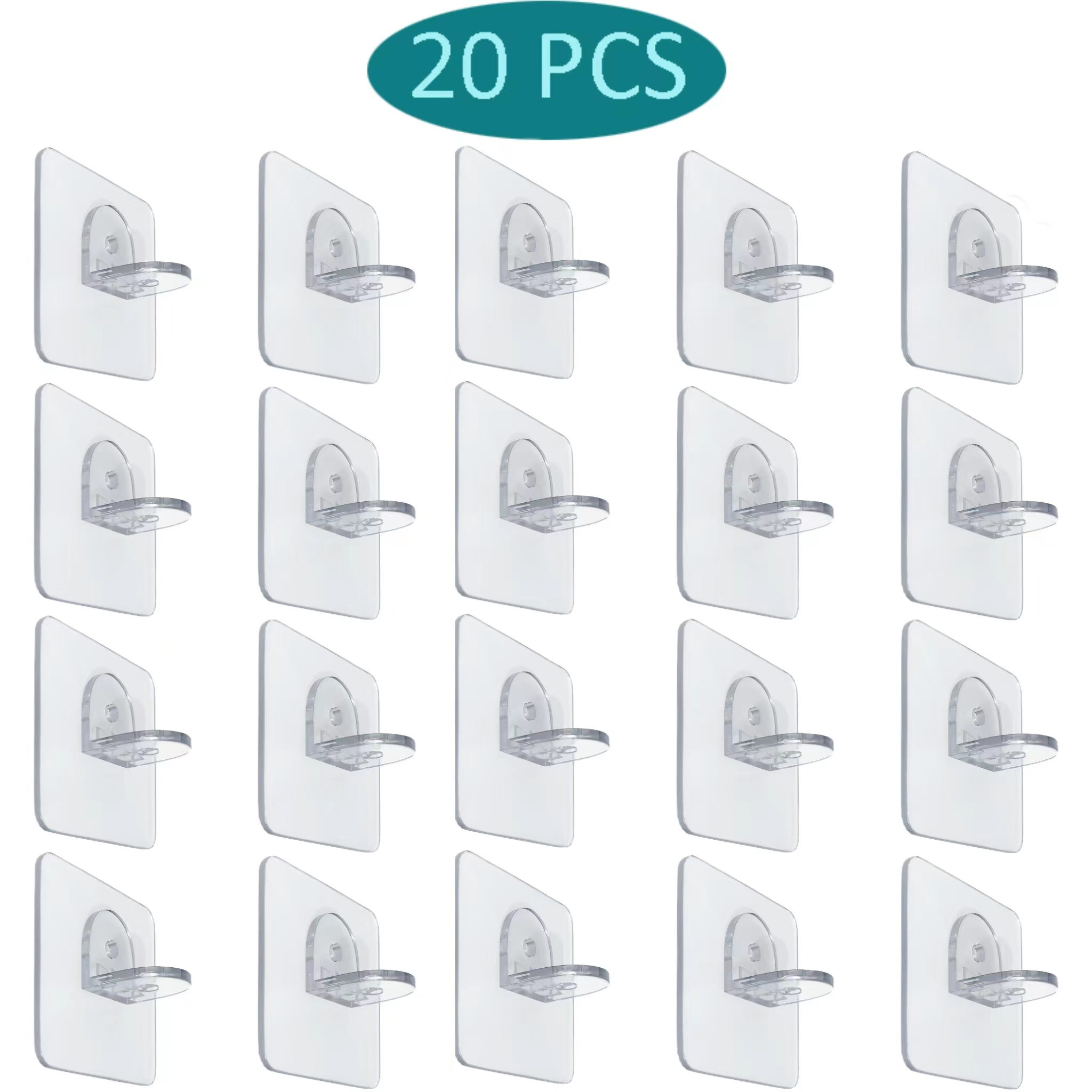 6/10/20pcs Cabinet Support Shelf Bracket Punch Free Strong Partition Holders Pin For Closet Brackets Clapboard: Red