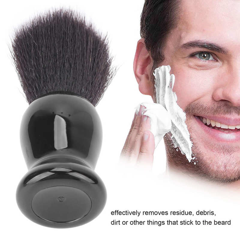 Salon Men Facial Beard Cleaning Appliance Shave Tool Razor Brush Hair Men's Shaving Brush Men Beard Cleaning Tool