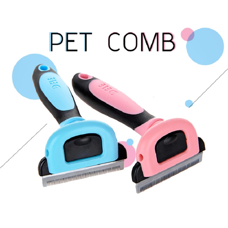 Pet Grooming Borstel Vergieten Tool Hond En Kat Haar Remover Levert Afneembare Huisdier Trimmer Kammen Voor Huisdier
