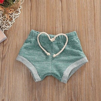 2017 moda criança bebê meninos meninas pura cor algodão shorts bottoms da criança verão bloomers 0-4t