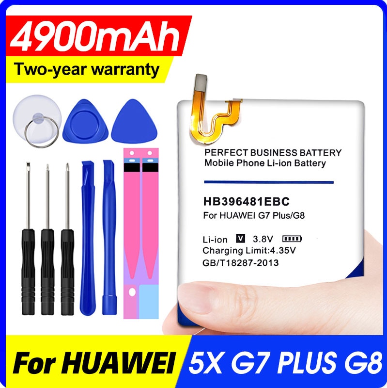 4900 Mah HB396481EBC Batterij Voor Huawei Honor 5X Voor Huawei G7 Plus/ G8 /G8X