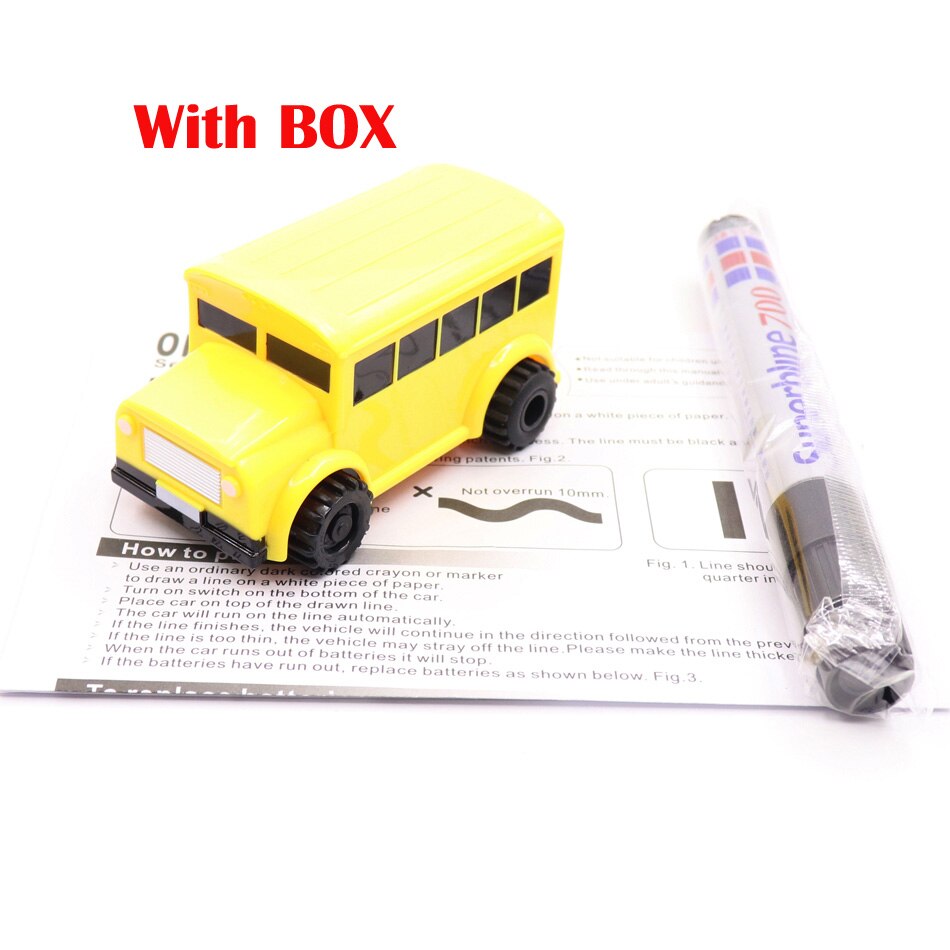 Techniek Voertuigen Truck Mini Magic Pen Inductieve Kinderen Truck Tank Speelgoed Auto Trekken Lijnen Inductie Spoor Auto: B06 With Box
