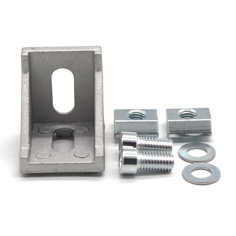 Aluminum alloy corner code DIY connection fixing frame L-shaped fixed seat aluminum alloy fixed base 90 degrees at right angle