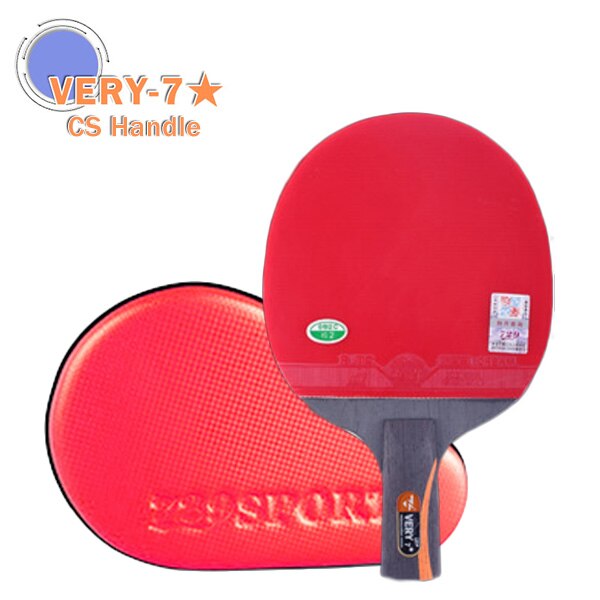 729 Friendship Ping Pong Racket Very 7 8 9 Star Table Tennis Racket Carbon Quick Attack with Loop Blade: 7 star CS handle