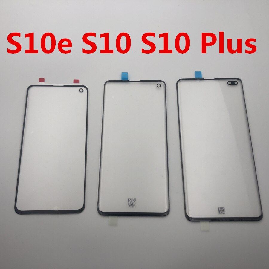 Lentille extérieure originale en verre tactile | Remplacement de l'écran pour Samsung Galaxy S10 S10e S10 Plus G970 G975 G970F G975F