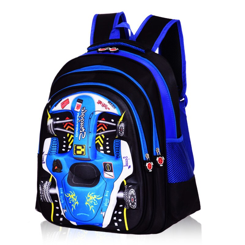 Sac à dos pour enfants sacs d'école primaire dessin animé 3D sacs d'école de voiture pour garçons filles enfants sac à dos sacs d'école Mochila Infantil