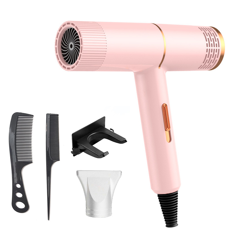 Hair Dryer Negative Lonic Blower High-speed Electricturbine Drier Constant Temperature Quickdrying Hair Tool: Clear / us
