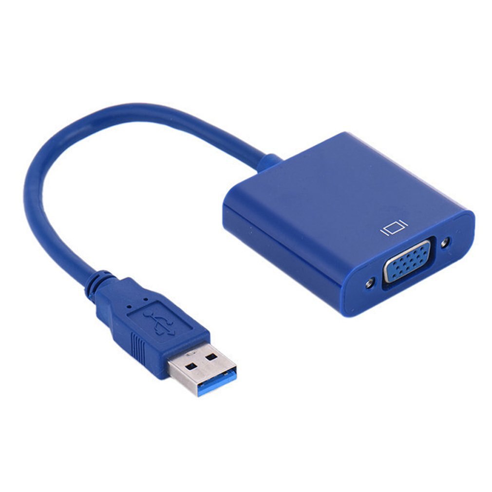 1080P USB 3.0 to VGA video graphics card for Windows USA display external adapter driver-free adapter