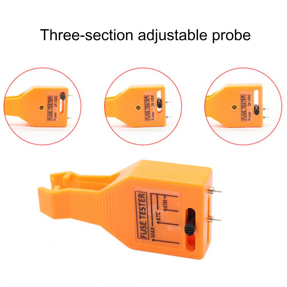Mini Portable 2 in 1 Car Blade Fuse Tester Multifunctional Checking Easy to Use Blade Fuse Checker Puller Tool for Testing Fuse