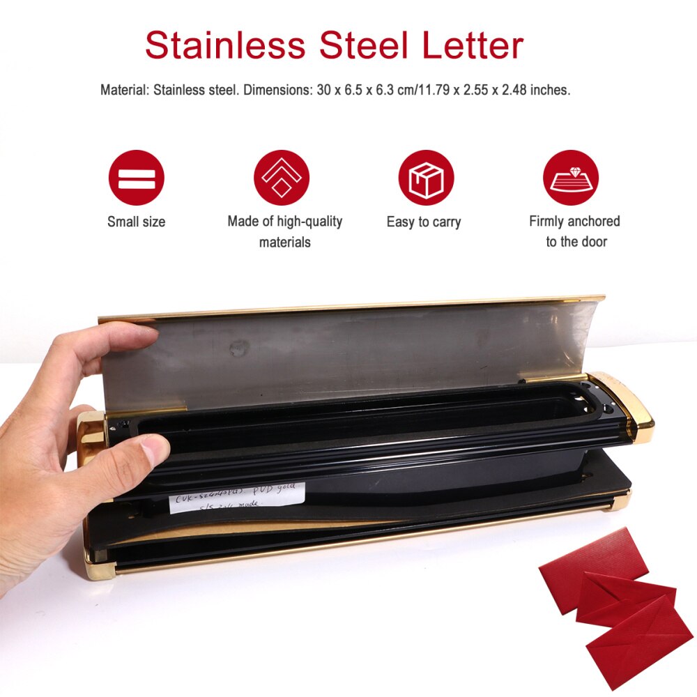 1pc Simple Safe Chic Newspaper Box Letter Box for Outdoor Outside