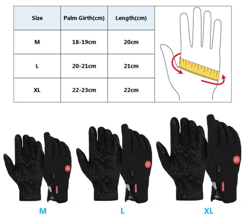 Winter Touch Screen Winddicht Outdoor Sport Handschoenen Mannen Vrouwen Army Guantes Tacticos Luva Windstopper Waterdichte Handschoenen