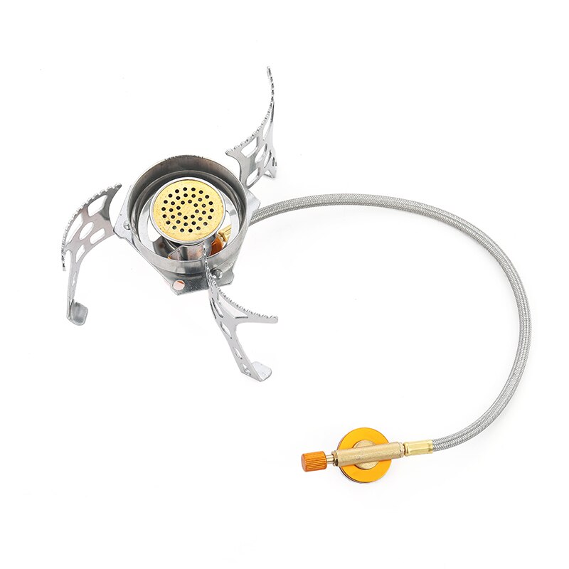 outdoor camping stove head blue fire copper core windbreak stove portable split gas stove Fierce stove hiking cookstove