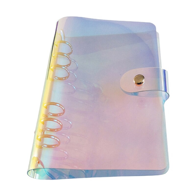 1 Pc 6 Holes PVC Loose Leaf Binder Notebook Notepad Sketchbook Business Journal Agenda Stationery School Office Supplies: Burgundy