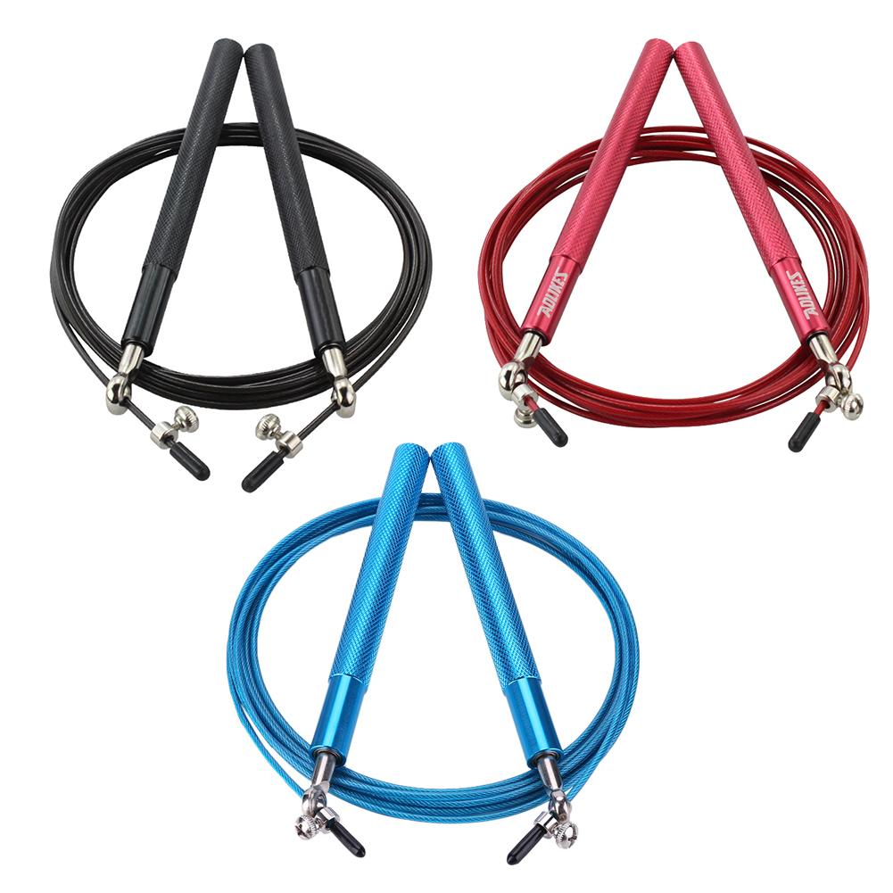 3m Jump Skipping Ropes Adjustable Skip Rope Steel Wire Fitness Exercise Skipping Jump Rope Sports Exercises Speed Jump Rope