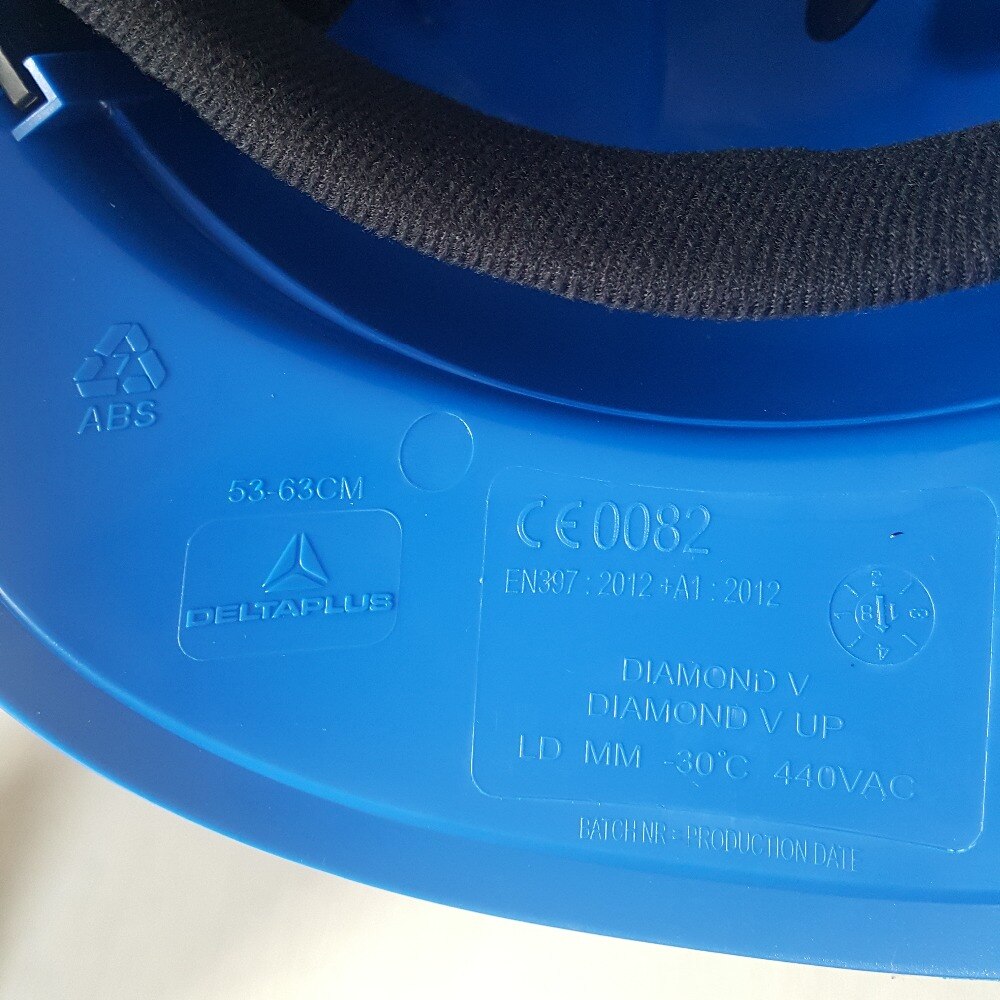 Casco de seguridad con aislamiento de Material ABS, casco de trabajo con raya de fósforo, protección aislante para sitio de construcción, 102018