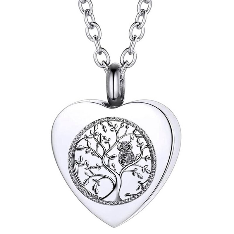 Collier en Zircon pour femme, mignon, hibou, lune, lettre, pendentif, étoiles, exquis, romantique, bijoux de fête de la saint-valentin: NL14469SV