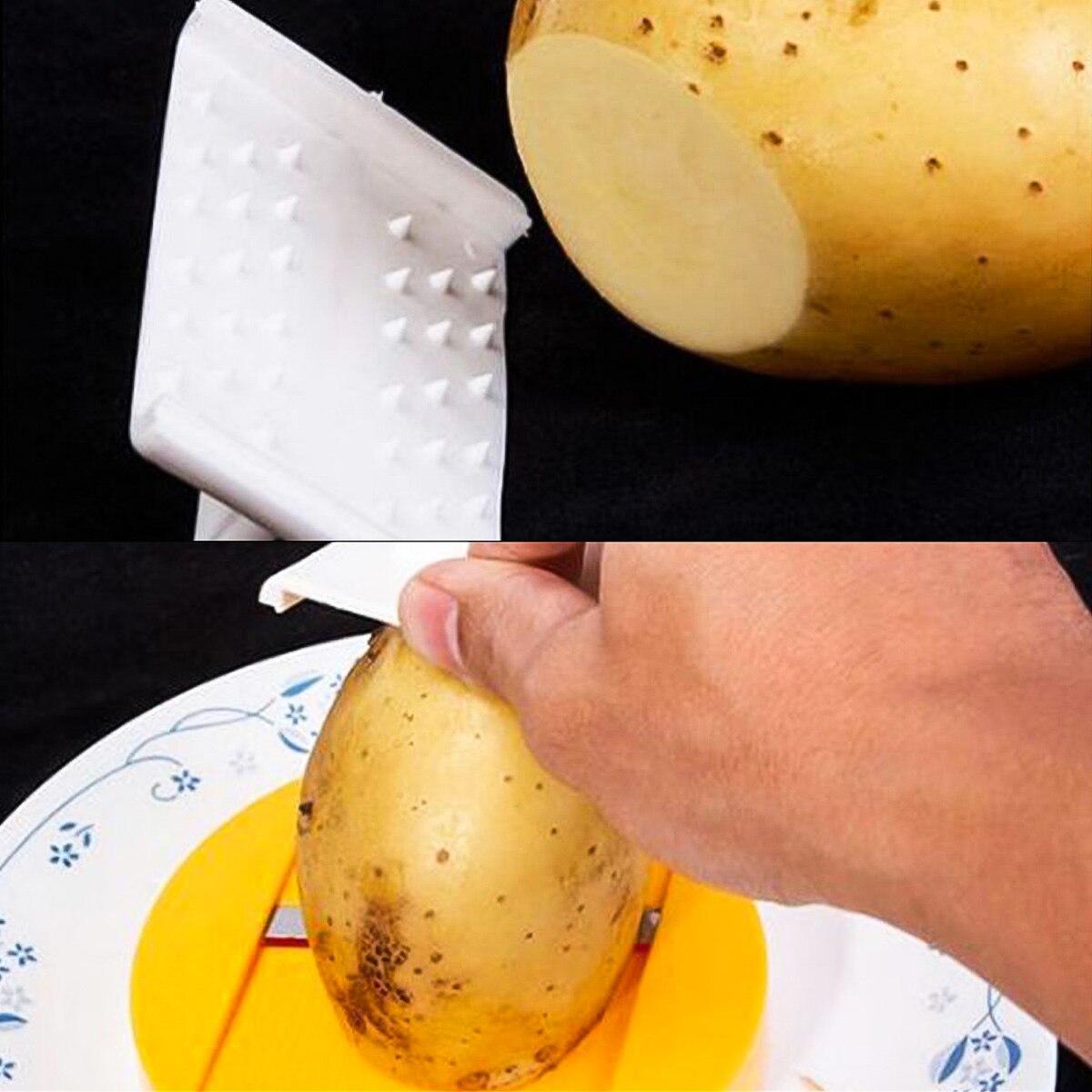 DIY Microwave Potato Chip Maker Chips Rack Tray Oven Potato Chips Baking Tools Home Snacks Maker Kitchen Gadgets