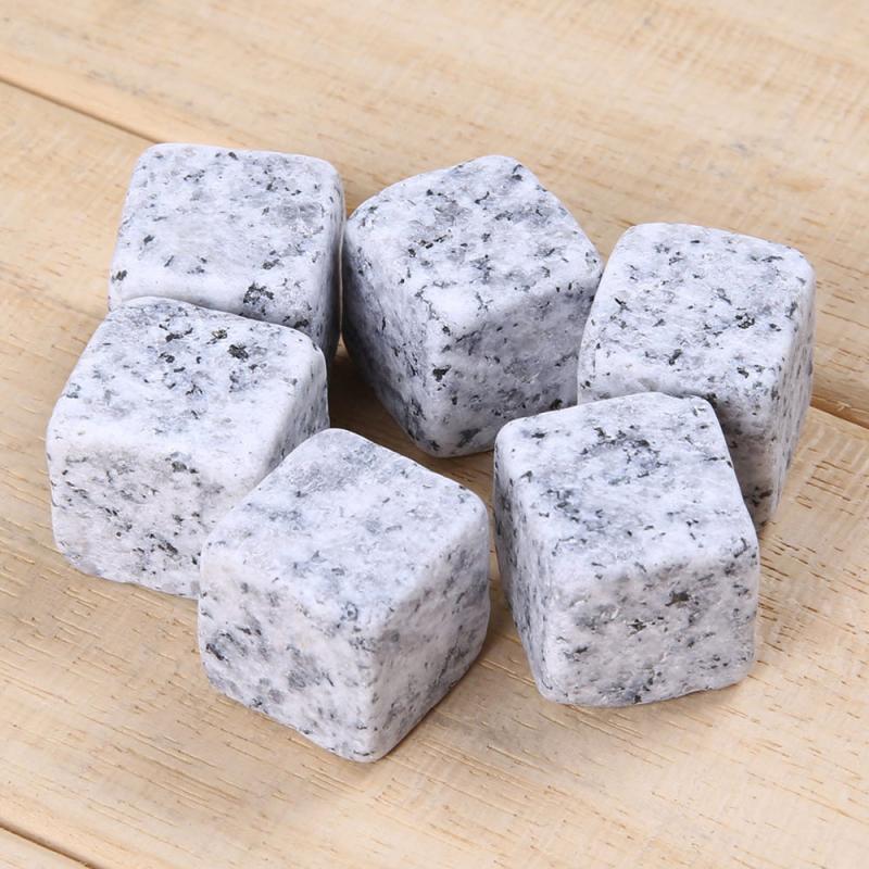 Piedras enfriadoras de granito, rocas para Whisky, cubos de hielo reutilizables, juego de , el mejor de boda para