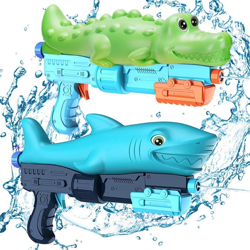 Wasser Pistolen für freundlicher, 2 Pack Wasser Blaster spritzen Spielzeug für Jungen Mädchen freundlicher Schwimmen Schwimmbad Wasser Kampf Spielen Spielzeug