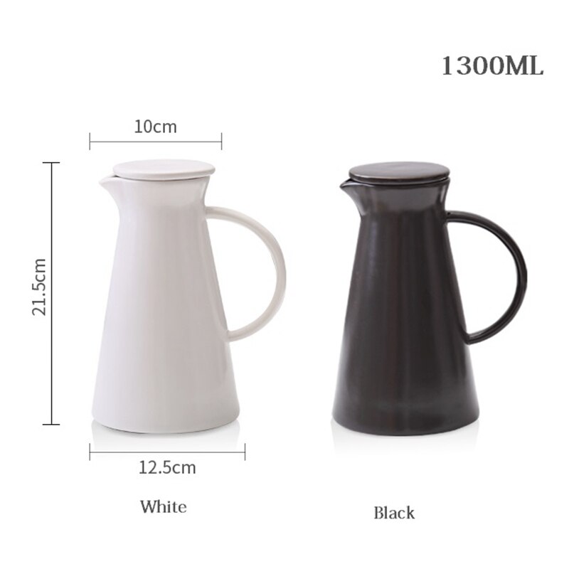 1100ML Water Jug Office Lemonade Pitcher Cold Water Jar Tea Pot Heatproof Beverage Drink Dispenser Drinkware Tea Kettle