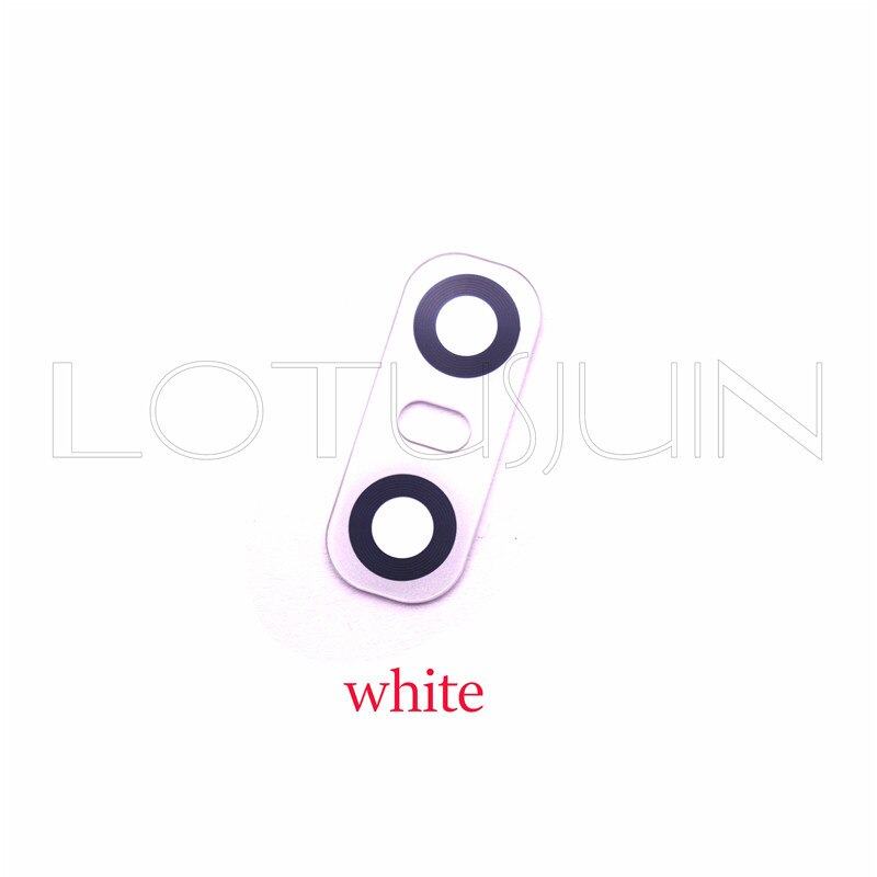 1pcs OEM glass lens back Camera Lens Cover With Adhesive Sticker For LG G6: white